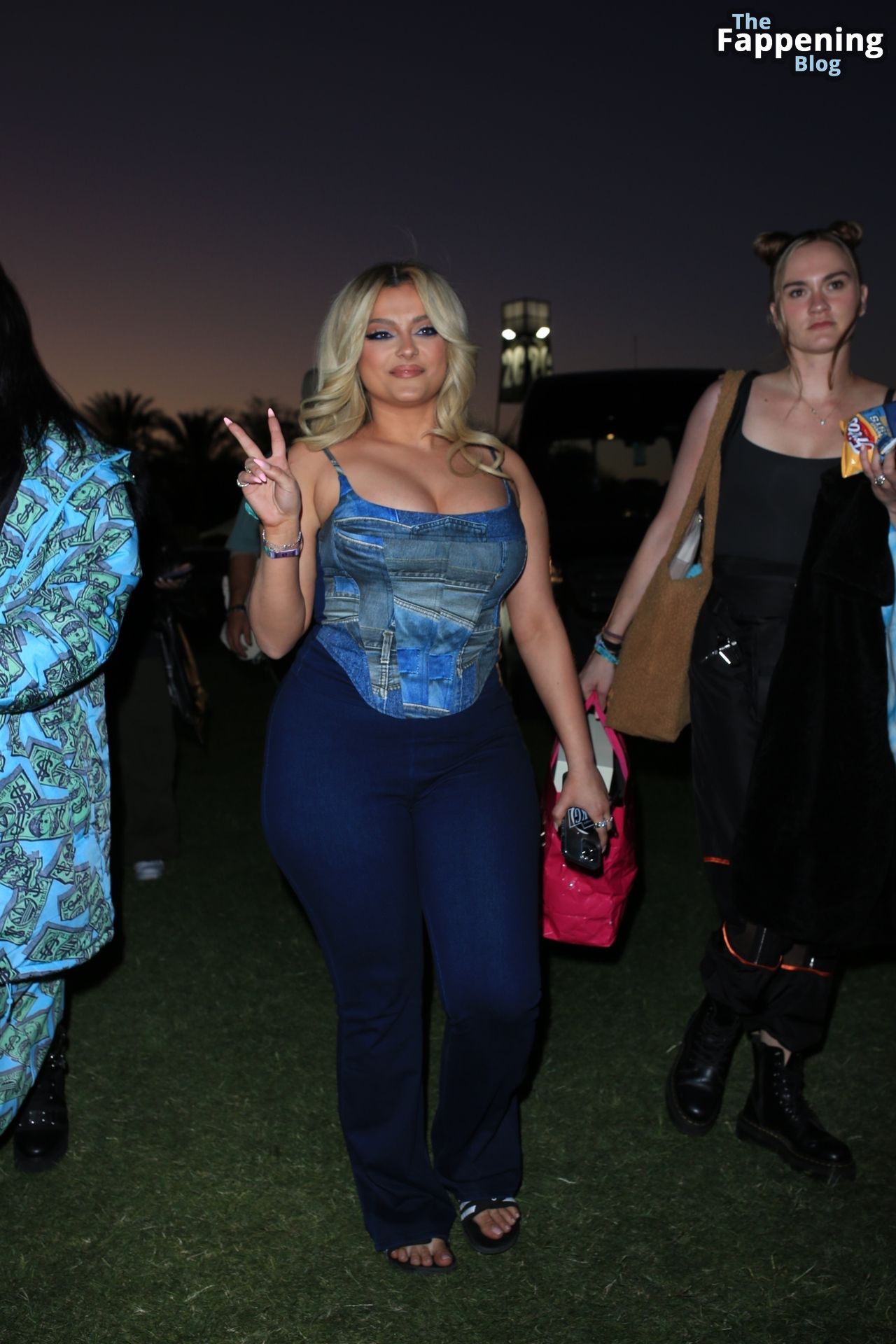 Bebe Rexha Shows Off Her Curves At The 2023 Coachella Valley Music And Arts Festival In Indio